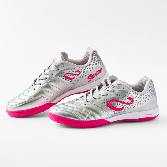 Senda Ushuaia Pro 2.0 Silver/Fuchsia SPECIAL EDITION Futsal Shoes