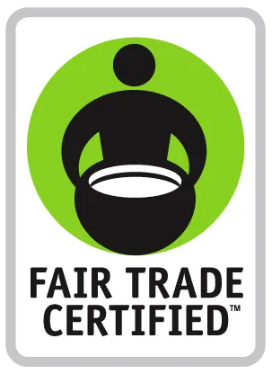 Fair Trade Certified™ logo used on Senda futsal balls – Symbol of ethical manufacturing and fair labor practices, supporting sustainable production and responsible sourcing.