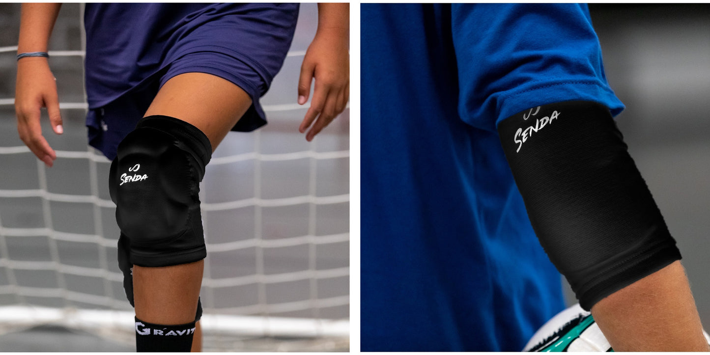 Senda Goalkeeper Protective Combo Kit: Knee and Elbow Pads