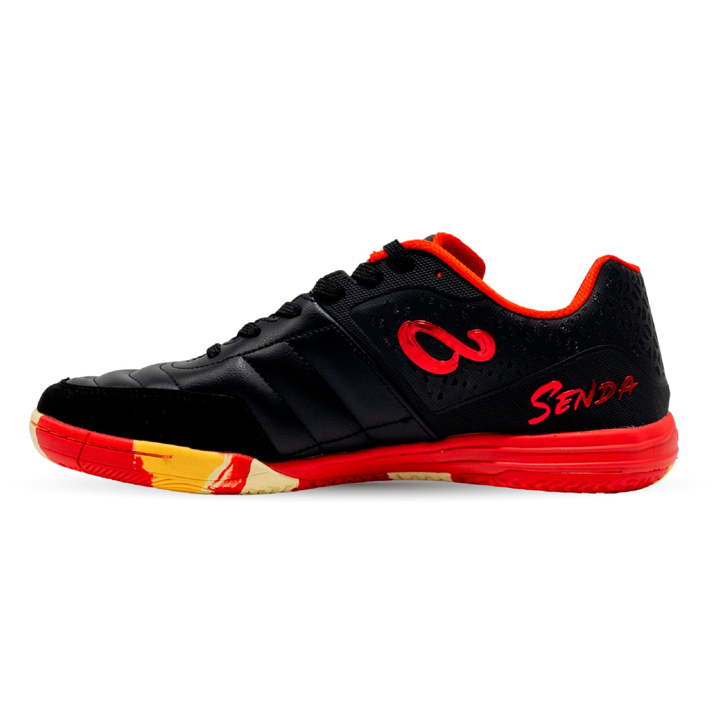 Senda Ushuaia Pro 2.0 Black/Orange Camo SPECIAL EDITION Futsal Shoes