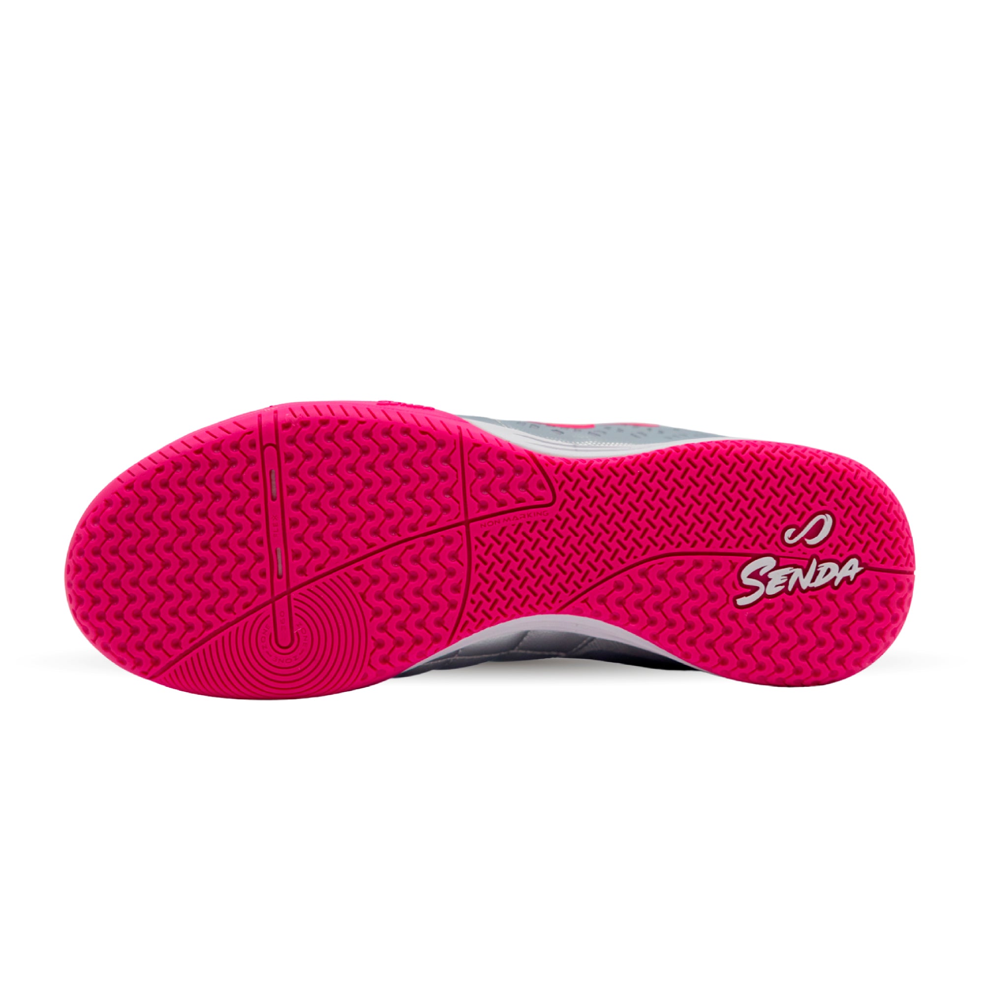 Senda Ushuaia Pro 2.0 Silver/Fuchsia – Elite Indoor Futsal Shoes