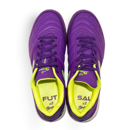 Senda Ushuaia Pro 2.0 Purple/Electric Green SPECIAL EDITION Futsal Shoes