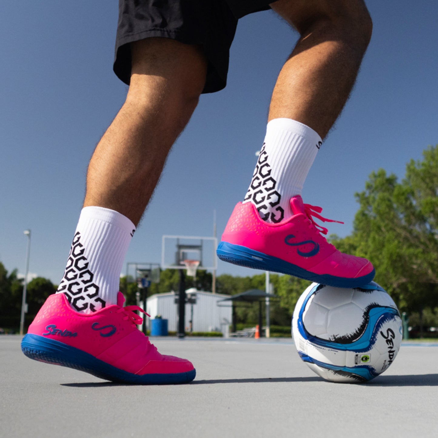 Senda Ushuaia Pro 2.0 Knockout Pink/Blue SPECIAL EDITION Futsal Shoes