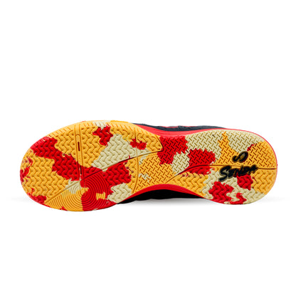 Senda Ushuaia Pro 2.0 Black/Orange Camo SPECIAL EDITION Futsal Shoes