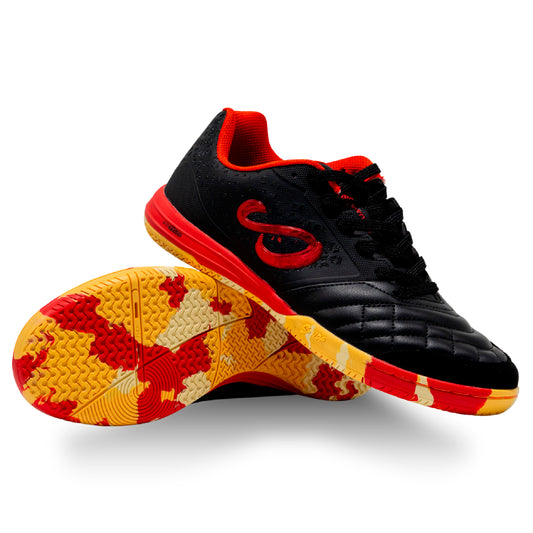 Senda Ushuaia Pro 2.0 Black/Orange Camo SPECIAL EDITION Futsal Shoes