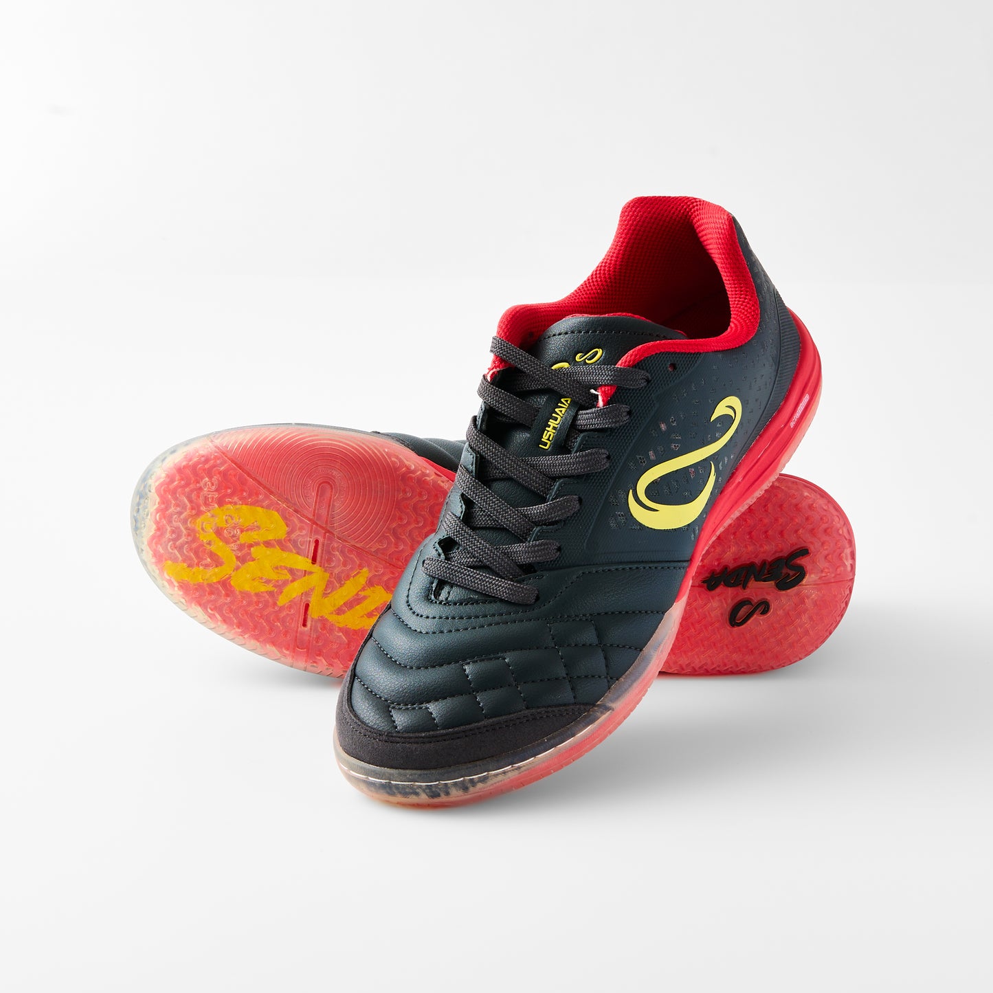 Senda Ushuaia Pro 2.0 Black/Red SPECIAL EDITION Futsal Shoes