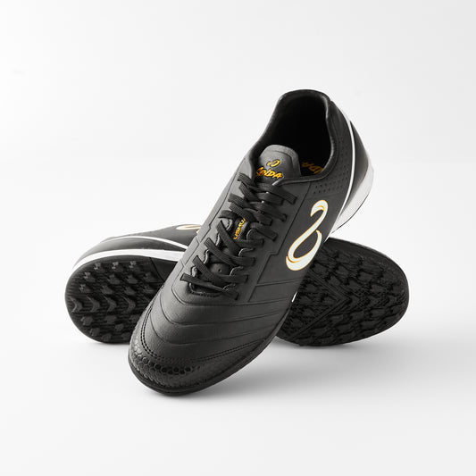 Senda Ushuaia Academy Black Turf Shoes