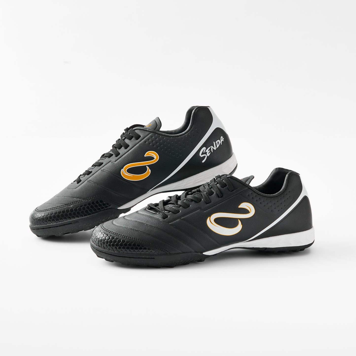 Senda Ushuaia Academy Black Turf Shoes
