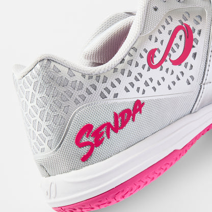 Senda Ushuaia Pro 2.0 Silver/Fuchsia SPECIAL EDITION Futsal Shoes
